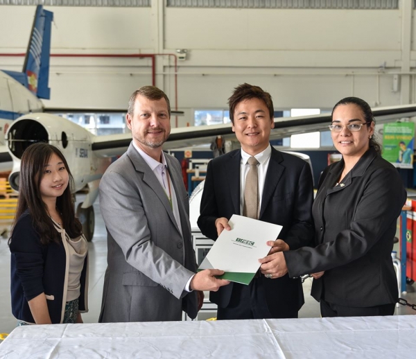 Visita de los directivos de la KOICA y la DINAC al Servicio Nacional de Aprendizaje Industrial- SENAI