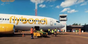 ¡Vuelo internacional inaugural en Encarnación!