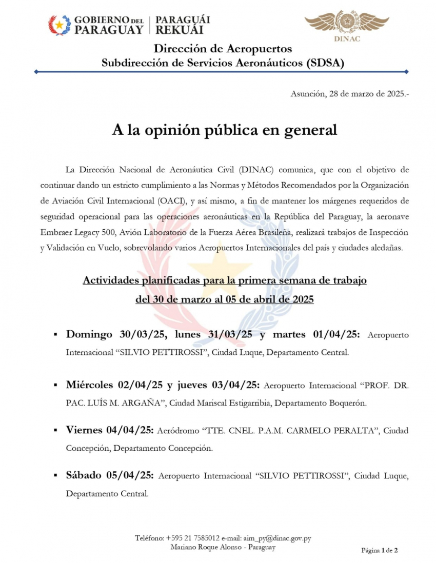 COMUNICADO